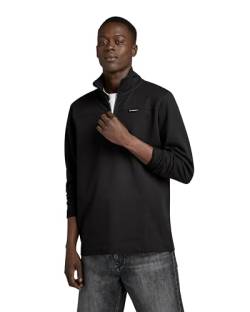 G-STAR RAW Herren Half Zip Tweeter, Schwarz (dk black D23909-D136-6484), XL von G-STAR RAW