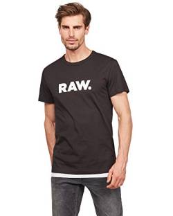 G-STAR RAW Herren Holorn T-Shirt, Schwarz (black D08512-8415-990), M von G-STAR RAW