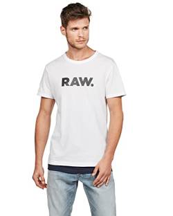 G-STAR RAW Herren Holorn T-Shirt, Weiß (white D08512-8415-110), S von G-STAR RAW