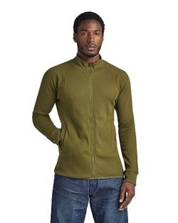 G-STAR RAW Herren Jirgi Zip Slim Tweeter, Grün (dark olive D23476-D271-C744), XL von G-STAR RAW