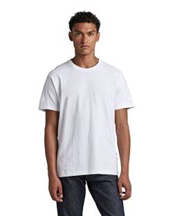 G-STAR RAW Herren Korpaz Text T-Shirt, Weiß (white D22821-B255-110), L von G-STAR RAW