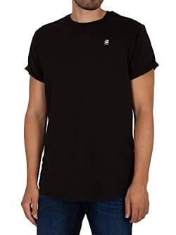 G-STAR RAW Herren Lash T-Shirt, Schwarz (dk black D16396-B353-6484), M von G-STAR RAW