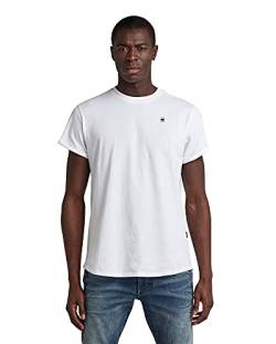 G-STAR RAW Herren Lash T-Shirt, Weiß (white D16396-B353-110), M von G-STAR RAW