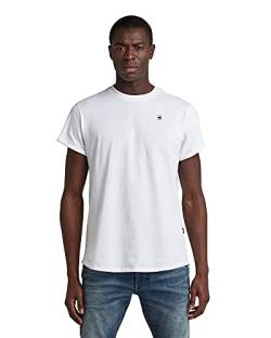 G-STAR RAW Herren Lash T-Shirt, Weiß (white D16396-B353-110), S von G-STAR RAW