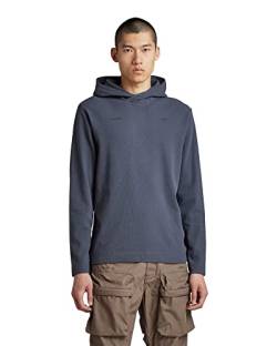 G-STAR RAW Herren Lightweight Hoodie Logo Tape Center Back, Blau (fantem blue D22394-D250-863), XL von G-STAR RAW