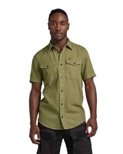 G-STAR RAW Herren Marine Slim Hemd, Grün (smoke olive gd D19751-7647-D855), XXL von G-STAR RAW