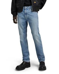 G-STAR RAW Herren Mosa Straight Jeans, Blau (sun faded amparo blue D23692-D498-G344), 31W / 32L von G-STAR RAW