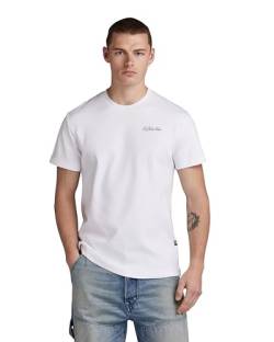 G-STAR RAW Herren Multi Graphic T-Shirt, Weiß (white D23897-C812-110), L von G-STAR RAW