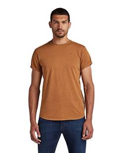 G-STAR RAW Herren Overdyed Lash T-Shirt T-Shirts, Braun (dk vulcan gd D16396-2653-D064), S von G-STAR RAW