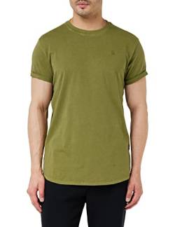 G-STAR RAW Herren Overdyed Lash T-Shirt T-Shirts, Grün (avocado gd D16396-2653-D832), XL von G-STAR RAW