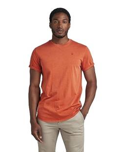 G-STAR RAW Herren Overdyed Lash T-Shirt T-Shirts, Orange (rooibos tea gd D16396-2653-G104), S von G-STAR RAW