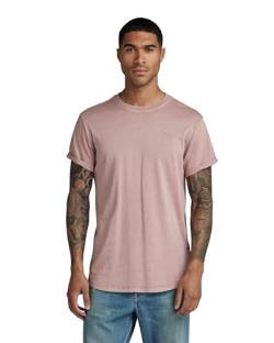 G-STAR RAW Herren Overdyed Lash T-Shirt T-Shirts, Purpur (lt berry mist gd D16396-2653-G216), M von G-STAR RAW