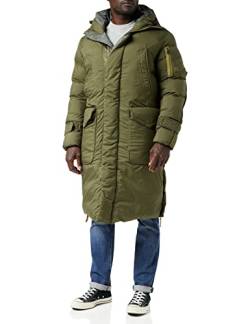 G-STAR RAW Herren Pillow Whistler Hooded XL Parka, Grün (shadow olive D21948-D199-B230), S von G-STAR RAW