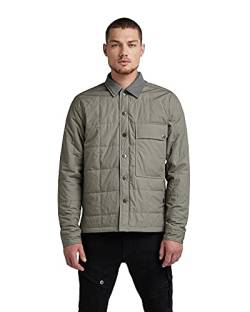 G-STAR RAW Herren Postino Quilted Overshirt, Grün (orphus D20161-A790-722), XS von G-STAR RAW