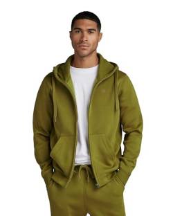 G-STAR RAW Herren Premium Core Hooded Zip Thru Sweatshirt, Braun (tobacco D16122-C235-248), XL von G-STAR RAW
