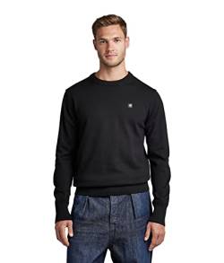 G-STAR RAW Herren Premium Core Knitted Pullover, Schwarz (dk black D21931-C560-6484), M von G-STAR RAW