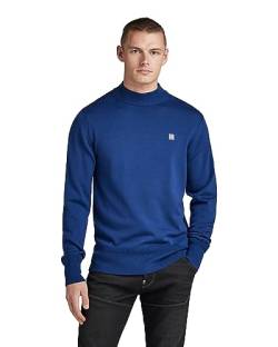G-STAR RAW Herren Premium Core Mock Knitted Pullover, Blau (ballpen blue D21932-B692-1822), XL von G-STAR RAW