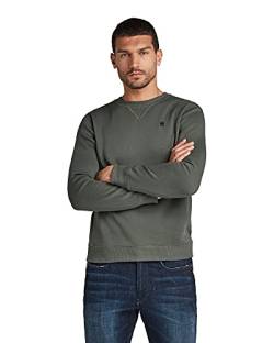 G-STAR RAW Herren Premium Core R Sw Ls Sweatshirt, Grey (graphite C235-996), L von G-STAR RAW