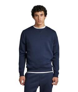 G-STAR RAW Herren Premium Core Sweatshirt, Blau (sartho blue D16917-C235-6067), S von G-STAR RAW