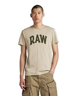 G-STAR RAW Herren RAW University T-Shirt, Beige (spray green D22831-336-D606), M von G-STAR RAW