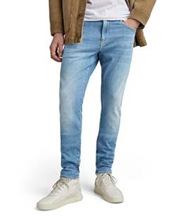 G-STAR RAW Herren Revend Skinny Jeans, Blau (lt indigo aged 51010-8968-8436), 32W / 32L von G-STAR RAW