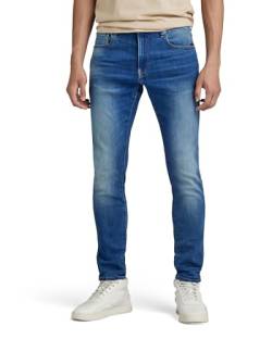 G-STAR RAW Herren Revend Skinny Jeans, Mehrfarben (medium indigo aged 51010-8968-6028), 30W / 30L von G-STAR RAW