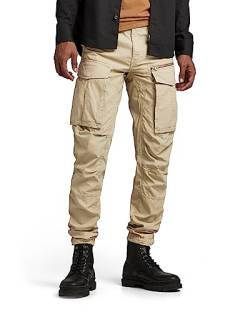 G-STAR RAW Herren Rovic Zip 3D Regular Tapered Hose, Beige (spray green gd D02190-D388-D847), 32W / 32L von G-STAR RAW