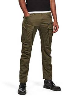 G-STAR RAW Herren Rovic Zip 3D Regular Tapered Hose, Grün (dk bronze green D02190-5126-6059), 32W / 34L von G-STAR RAW