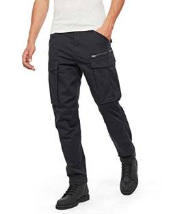 G-STAR RAW Herren Rovic Zip 3D Regular Tapered Hose, Mehrfarben (dk black D02190-5126-6484), 28W / 32L von G-STAR RAW