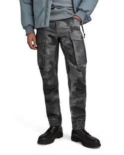 G-STAR RAW Herren Rovic Zip 3D Regular Tapered Hose, Mehrfarben (dk black blurry camo D02190-D326-G144), 28W / 32L von G-STAR RAW