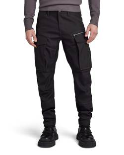 G-STAR RAW Herren Rovic Zip 3D Regular Tapered Hose, Schwarz (dk black D02190-D410-6484), 31W / 32L von G-STAR RAW