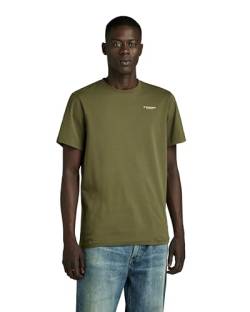 G-STAR RAW Herren Slim Base T-Shirt, Grün (shadow olive D19070-C723-B230), M von G-STAR RAW