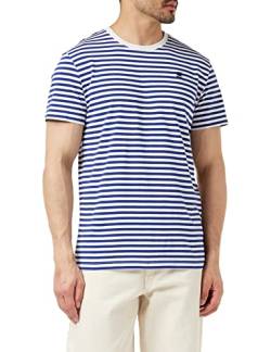 G-STAR RAW Herren Stripe T-Shirt, Mehrfarben (white/ballpen blue stripe D23167-C339-D022), XS von G-STAR RAW