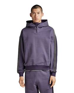 G-STAR RAW Herren Tape Color Block Loose Half Zip Hoodie, Mehrfarben (dk grape/carbonne purple D22730-C988-D840), XL von G-STAR RAW