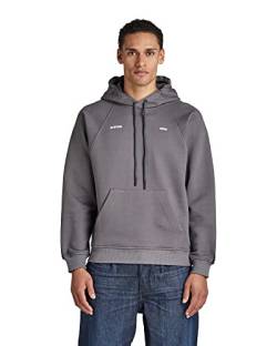 G-STAR RAW Herren Tape Raglan Loose Hoodie, Grau (granite D22325-C988-1468), M von G-STAR RAW