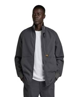 G-STAR RAW Herren Track Overshirt, Grau (grey asphalt D24294-D517-G277), L von G-STAR RAW