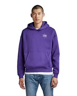 G-STAR RAW Herren Unisex Core Loose Hoodie, Purpur (dk violet D23224-C235-5616), XS von G-STAR RAW