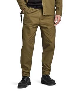 G-STAR RAW Herren Unisex Pleated Chino Relaxed, Grün (dark olive D20147-D190-C744), 31W / 30L von G-STAR RAW