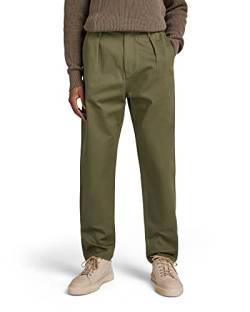 G-STAR RAW Herren Unisex Pleated Chino Relaxed, Grün (shadow olive D20147-C900-B230), 30W / 32L von G-STAR RAW