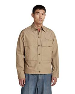 G-STAR RAW Herren Unisex Pocketony Service Overshirt, Beige (tree house D21067-C973-C941), L von G-STAR RAW