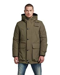 G-STAR RAW Herren Vodan Padded Hooded Parka, Grün (combat D20099-A281-723), S von G-STAR RAW