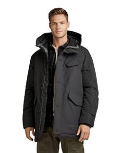 G-STAR RAW Herren Vodan Padded Hooded Parka, Schwarz (dk black D22713-A281-6484), XS von G-STAR RAW