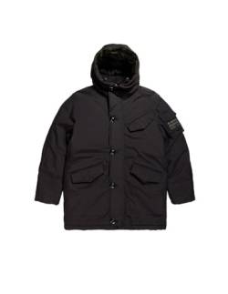 G-STAR RAW Herren Vodan Padded Hooded Parka, Schwarz (dk black D22713-D419-6484), S von G-STAR RAW