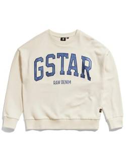 G-STAR RAW Mädchen SS23101 sweater Sweater, Beige (eggnog D24980-01-G076), 14 Jahre von G-STAR RAW
