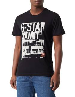 G-Star RAW Men's Underground gr r t T-Shirt, Schwarz (dk Black D25013-336-6484), L von G-STAR RAW