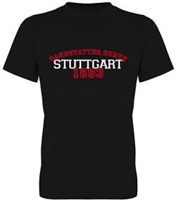 Cannstatter Kurve Stuttgart 1983 lang Fan-T-Shirt Unisex Herren (078.240) (L) von G-graphics