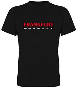 Frankfurt Germany Fan-T-Shirt Unisex Herren (078.350) (XL) von G-graphics