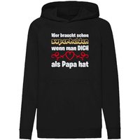 G-graphics Hoodie Wer braucht schon Superhelden, wenn man Dich als Papa hat Kinder Hoodie / Kapuzenpullover, Mit Spruch / Sprüche / Print / Motiv von G-graphics