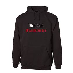 G-graphics Ich Bin Frankfurter - EIN Leben lang mit Rückendruck Lightweight Hooded Sweat 156.0126 (S) von G-graphics