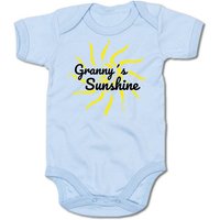 G-graphics Kurzarmbody Baby Body - Granny´s Sunshine mit Spruch / Sprüche • Babykleidung • Geschenk zum Muttertag / zur Geburt / Taufe / Babyshower / Babyparty • Strampler von G-graphics